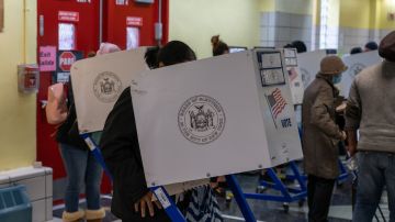Votantes en la ciudad de Nueva York.