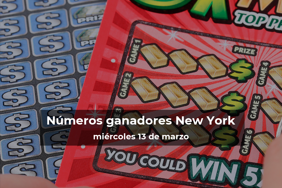 Lotería de Nueva York en vivo resultados y ganadores del miércoles 13