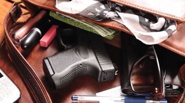 La mamá recordó que estaba buscando sus llaves cuando la pistola en su bolso se disparó.
