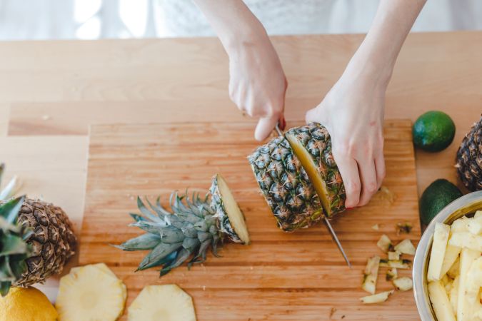 Cáscara de piña
