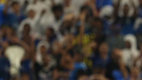 Cristiano Ronaldo deja el terreno de juego tras ser expulsado en el encuentro ante Al-Hilal.