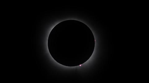 El viento ayudó y el espectáculo, apodado el Gran Eclipse Americano, no decepcionó.