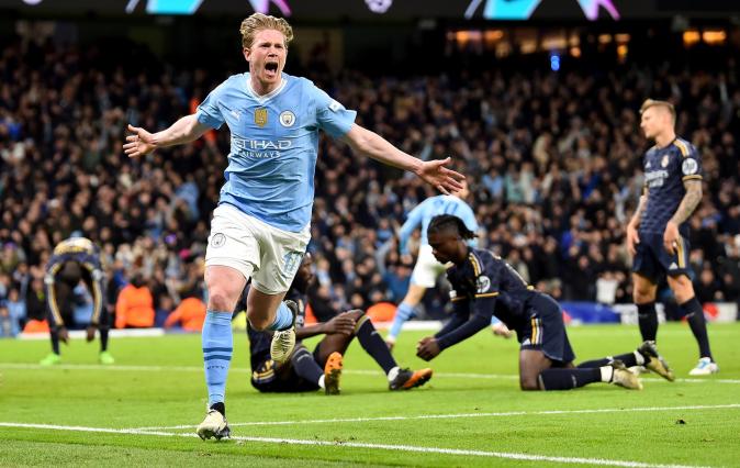 Kevin de Bruyne lleva nueve temporadas en el Manchester City.