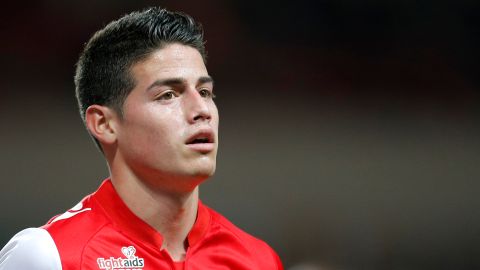 El colombiano James Rodriguez en su etapa en el Monaco.