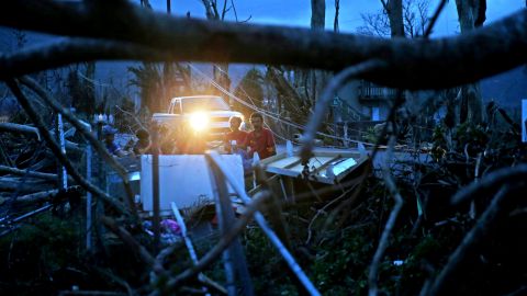 Victimas del huracán María en Puerto Rico