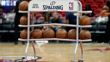 Pelotas Spalding de baloncesto de la NBA.