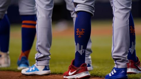 Medias de los jugadores de los  New York Mets. Foto referencial.