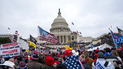 6 de enero de 2021, durante el asalto al Capitolio.