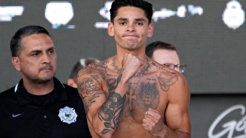 Ryan García, antes de su pelea ante Gervonta Davis.