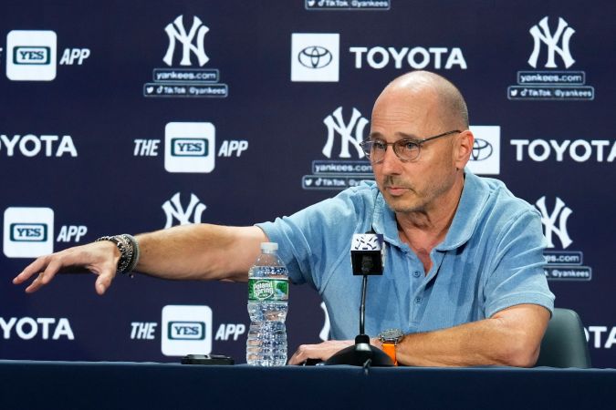 Brian Cashman, general manager of the Yankees.