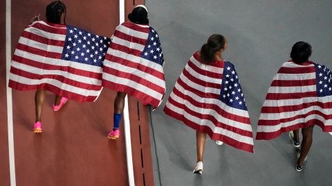 Atletas de Estados Unidos en la World Athletics Championships de Budapest, Hungría.