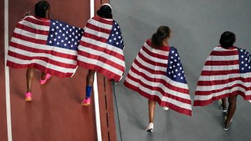 Atletas de Estados Unidos en la World Athletics Championships de Budapest, Hungría.