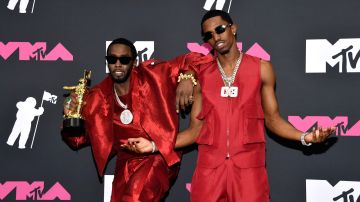 Sean "Diddy" Combs y su hijo Christian en los MTV Video Music Awards.