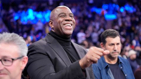 Magic Johnson, exjugador de la NBA.