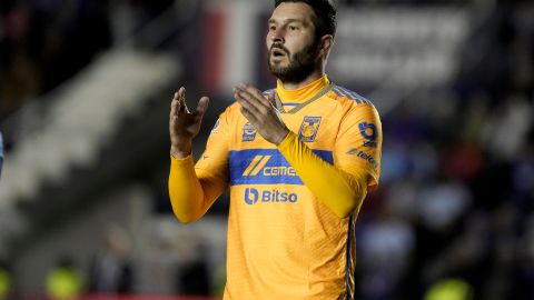 André-Pierre Gignac fue el goleador de Tigres de la UANL en el encuentro.