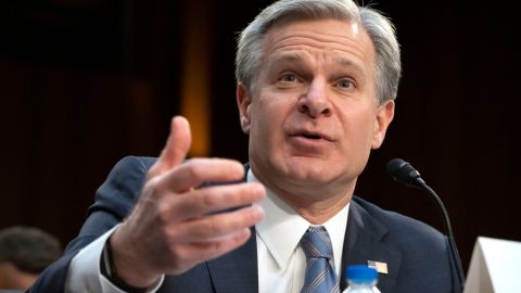 El director del FBI, Christopher Wray.