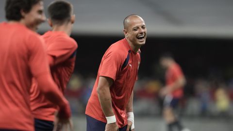 Javier Hernandez, jugador de Chivas de Guadalajara.