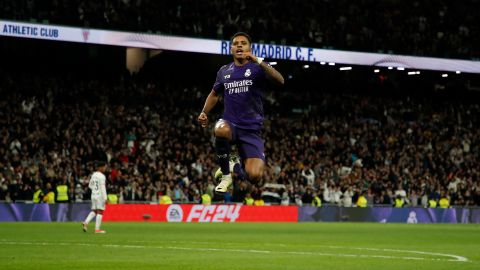 Rodrygo, jugador brasileño del Real Madrid.