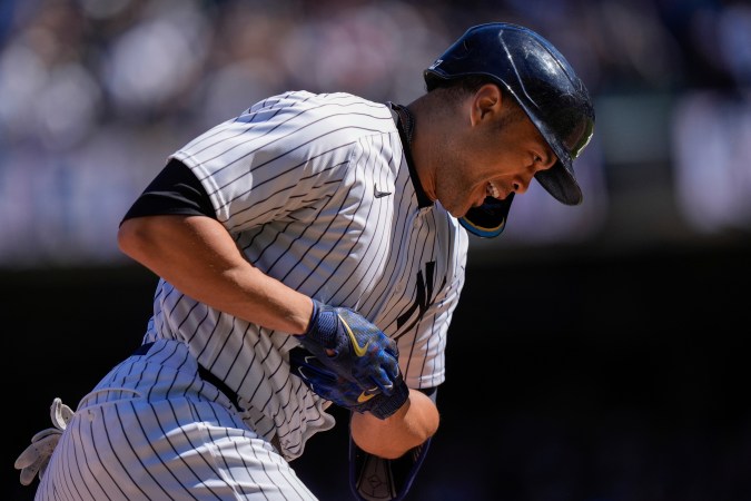Giancarlo Stanton, jugador de los Yankees.