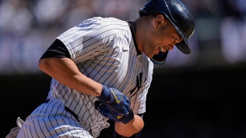 Giancarlo Stanton, jugador de los Yankees.