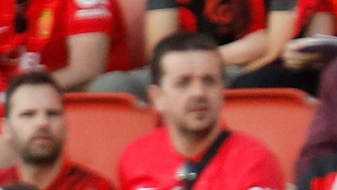 Aurelien Tchouameni, del Real Madrid, celebra su golazo ante Mallorca en Son Moix.