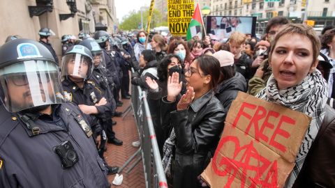 Israel Palestinians Columbia Protests