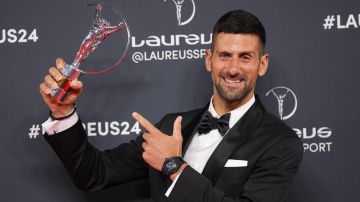 Novak Djokovic venció a Messi: El tenista serbio le arrebató el premio Laureus 2024 al argentino