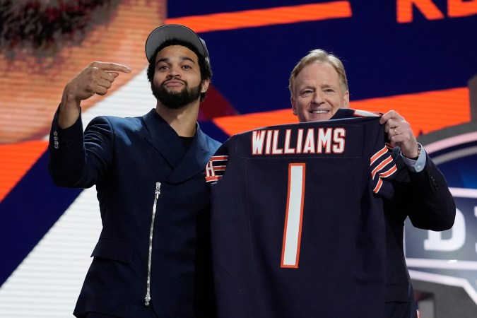 Caleb Williams, primer pick del Draft NFL 2024.