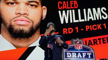 Caleb Williams elegido primer pick del Draft 2024 de la NFL.