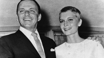 Mia Farrow y Frank Sinatra estuvieron juntos desde 1966 hasta 1968.
