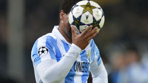 Jugador del Málaga CF en 2013.