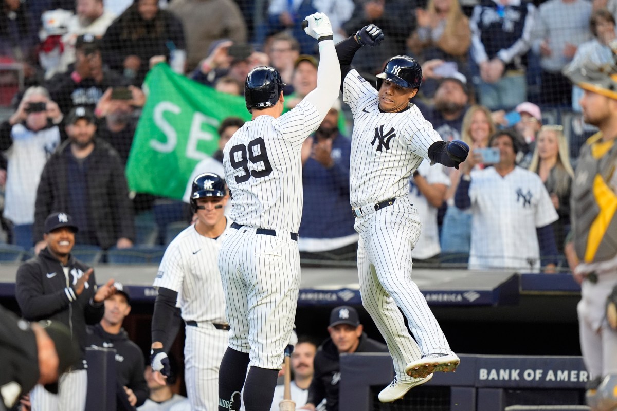 Juan Soto y Aaron Judge pegan jonrones en el mismo juego y Yankees liquidan a los Athletics [Videos]