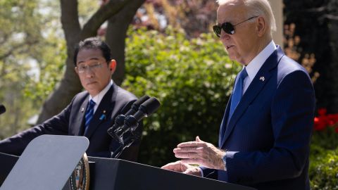 Japan's Prime Minister Fumio Kishida visits the White House