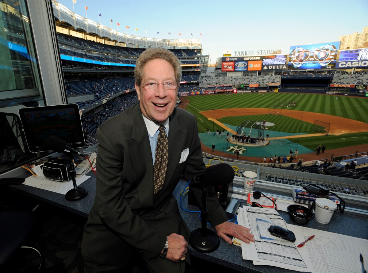 John Sterling, emblemático locutor de los Yankees, anunció su retiro tras más de 30 años con el equipo