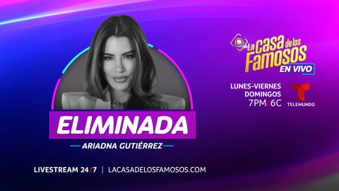 Ariadna Gutiérrez es la doceava eliminada de La Casa de los Famosos 4.