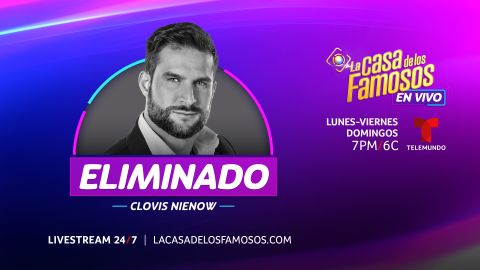 Clovis Nienow se convirtió en el 13avo eliminado de La Casa de los Famosos 4.