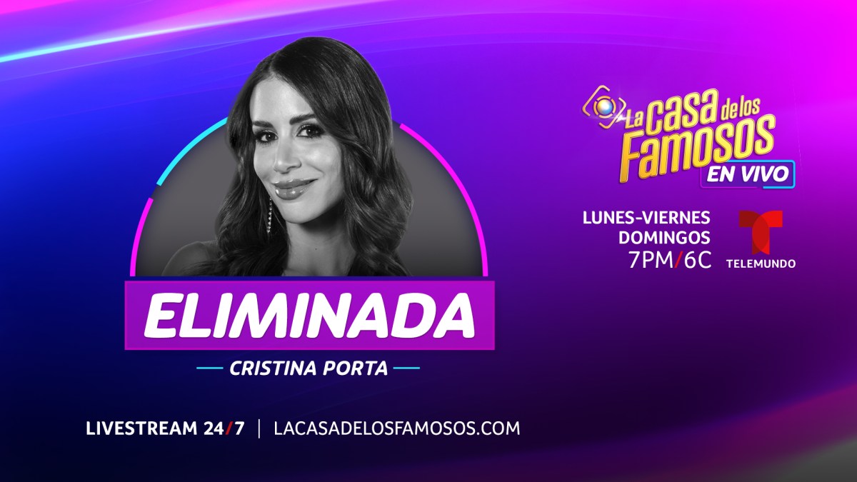 La Casa de los Famosos 4: Cristina Porta y sus primeras declaraciones luego de su eliminación