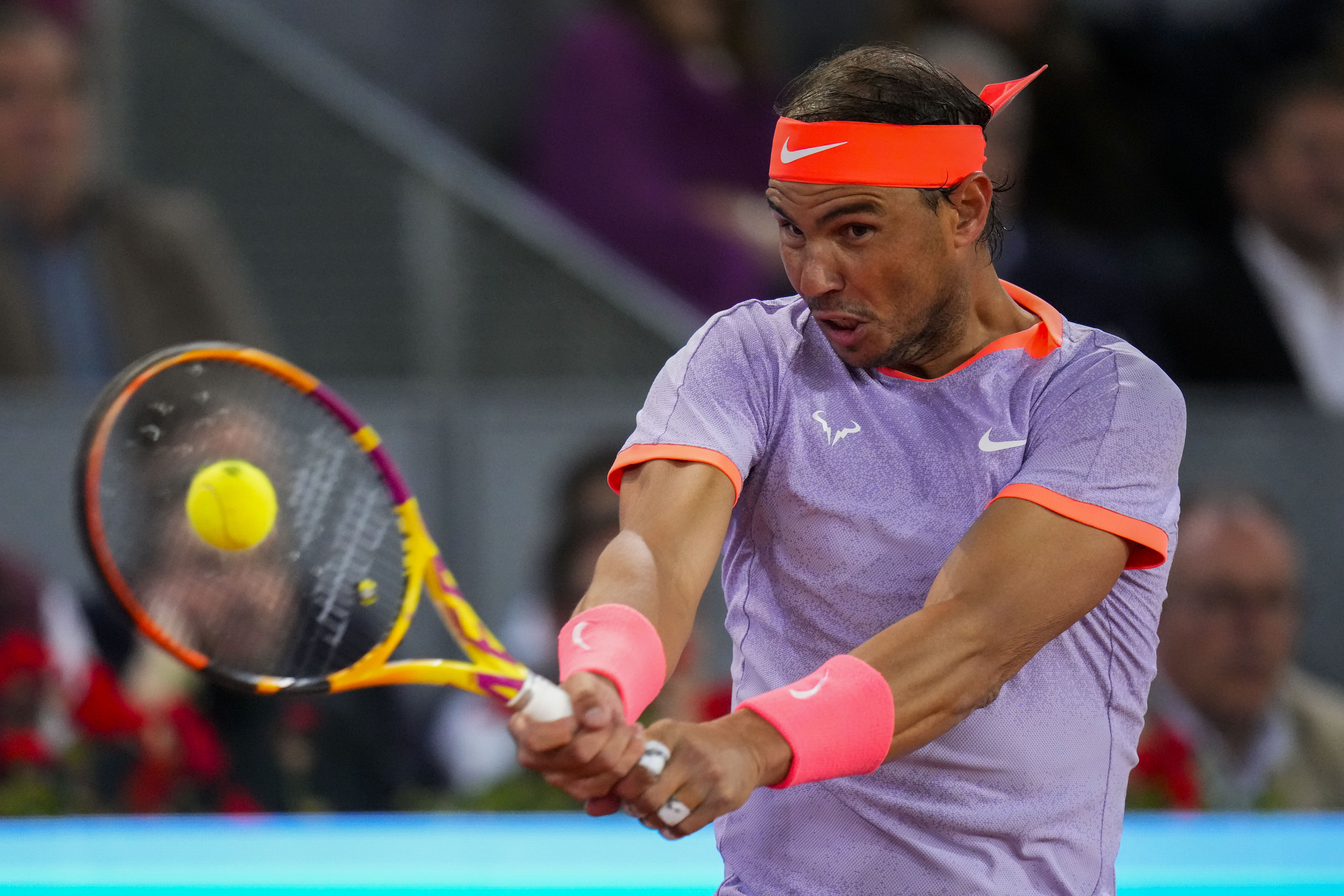 Rafa Nadal tras ser eliminado en el Abierto de Madrid "No quería