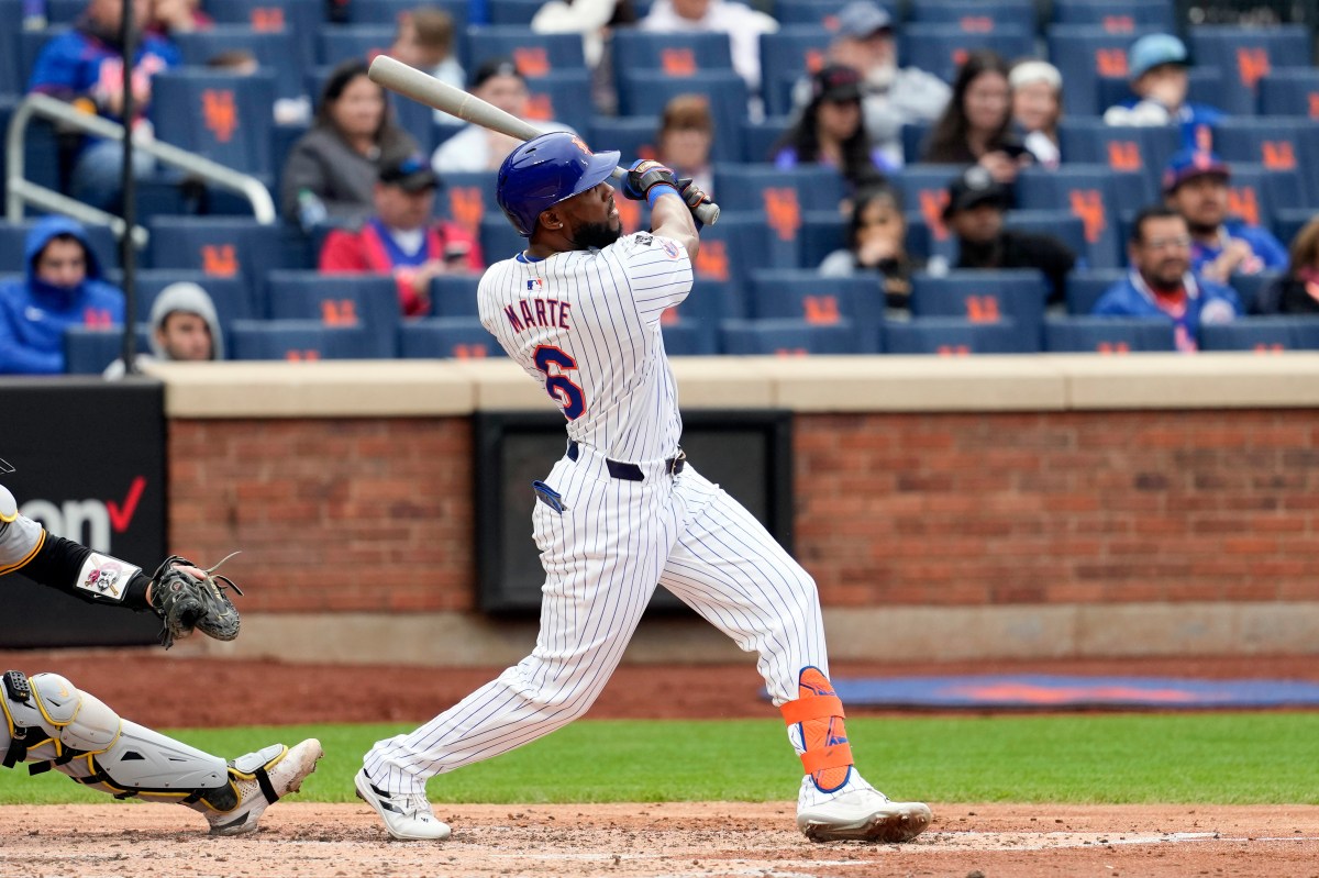 Dominicano Starling Marte llega a 150 jonrones en MLB y comanda la barrida de Mets sobre Pirates