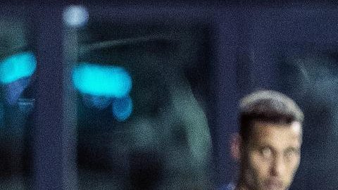 Jordi Alba (L) y Luis Suárez (R), no pudieron contribuir ofensivamente para el Inter Miami ante la ausencia de Messi.