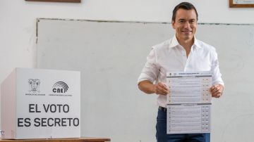 Daniel Noboa gana nueve de las 11 preguntas de su plebiscito en Ecuador con 10% escrutado