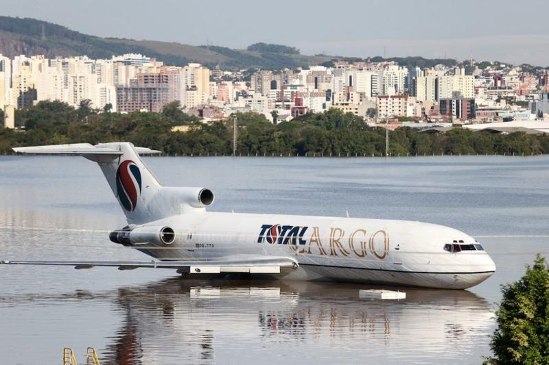 Las impactantes imágenes de las inundaciones en Brasil