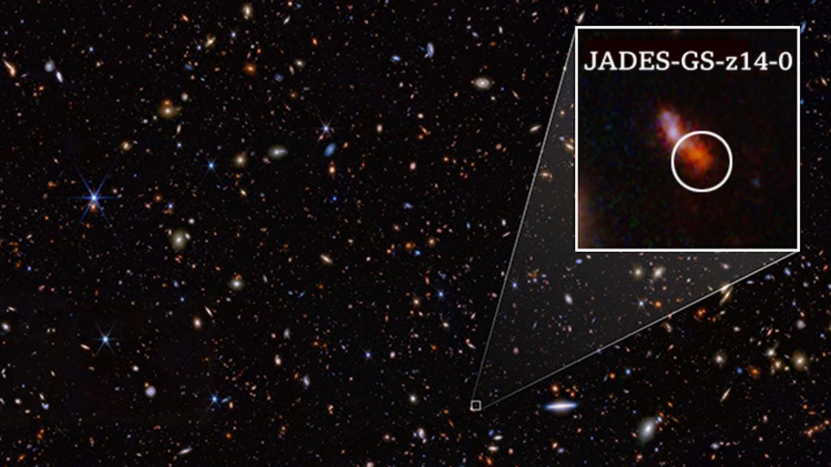 Cómo el telescopio James Webb encontró la galaxia más antigua del universo