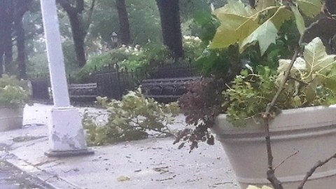 Fuertes lluvias y ráfagas de viento en Nueva York/Archivo.