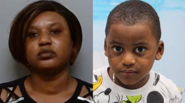 Patricia Saintizaire, acusada de matar a su hijo adoptivo de 4 años, a quien adoptó en Haití.