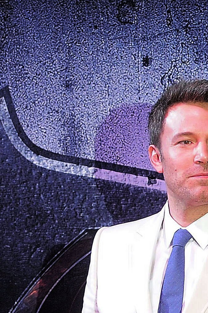 Ben Affleck posando.