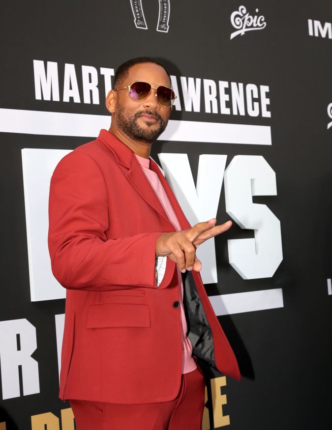 Will Smith posando.