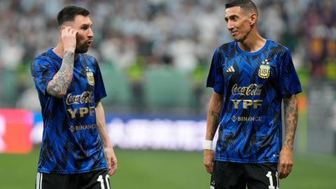 Lionel Messi y Ángel Di María.