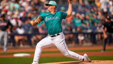 Jhonathan Díaz vio acción con Seattle Mariners en el Spring Training 2024.