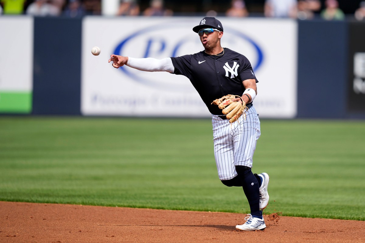 Venezolano Oswald Peraza regresa a Ligas Menores tras su lesión y ya se enfila para volver con los Yankees